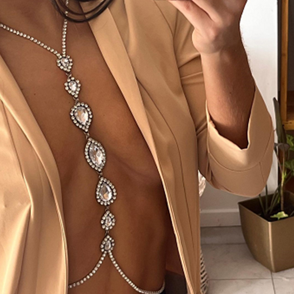 Body Jewelry Necklace - Fashion Sexy Water Drop Necklace Chest