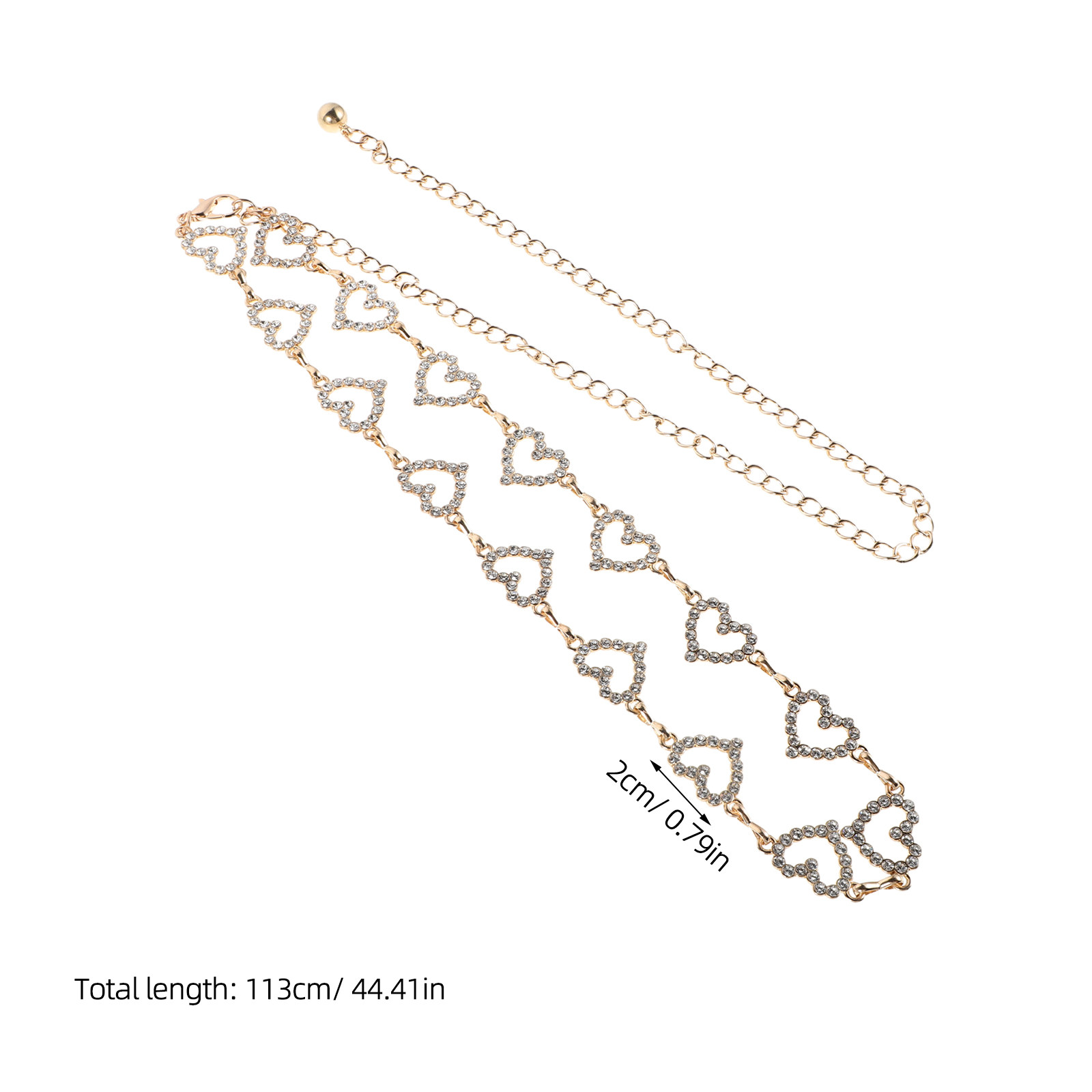 Adjustable Waist Chain Rhinest - Body Jewelry For You ulasan dan harga
