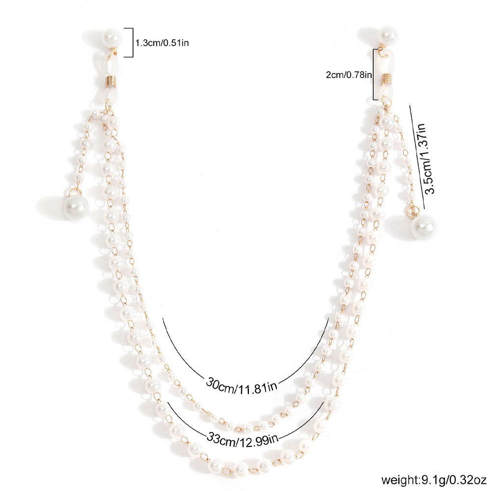 Imitation Pearl Tassel Chest C - Body Jewelry Retainers ulasan dan harga