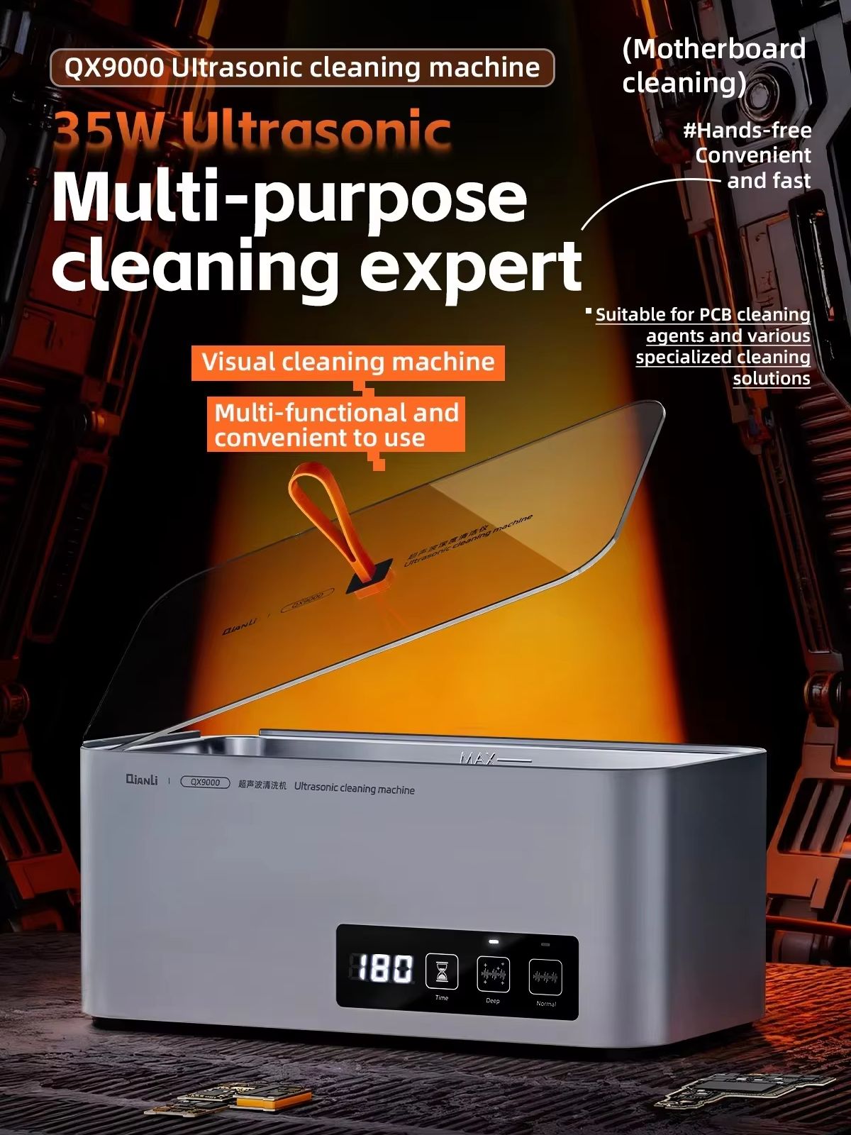 QIANLI QX9000 Ultrasonic Clean - Body Jewelry Repair ulasan dan harga