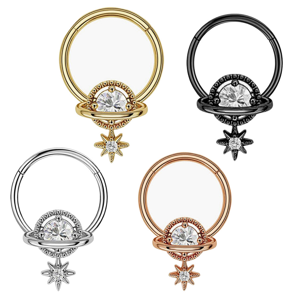 Septum Rings Planet Jewelry Su - Body Jewelry Surgical Steel ulasan dan harga