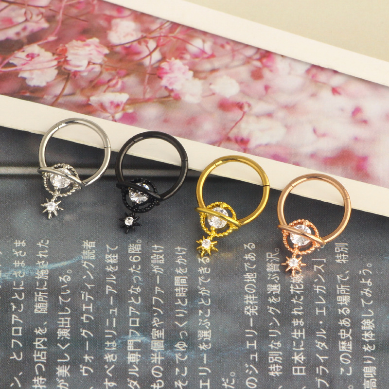 Septum Rings Planet Jewelry Su - Body Jewelry Surgical Steel ulasan dan harga