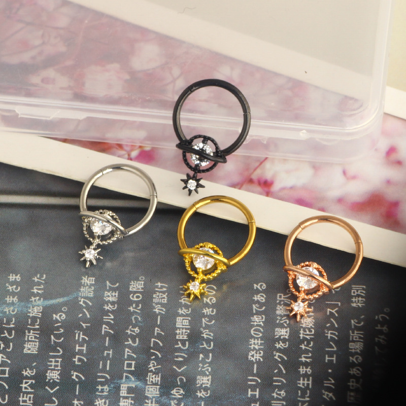 Septum Rings Planet Jewelry Su - Body Jewelry Surgical Steel ulasan dan harga