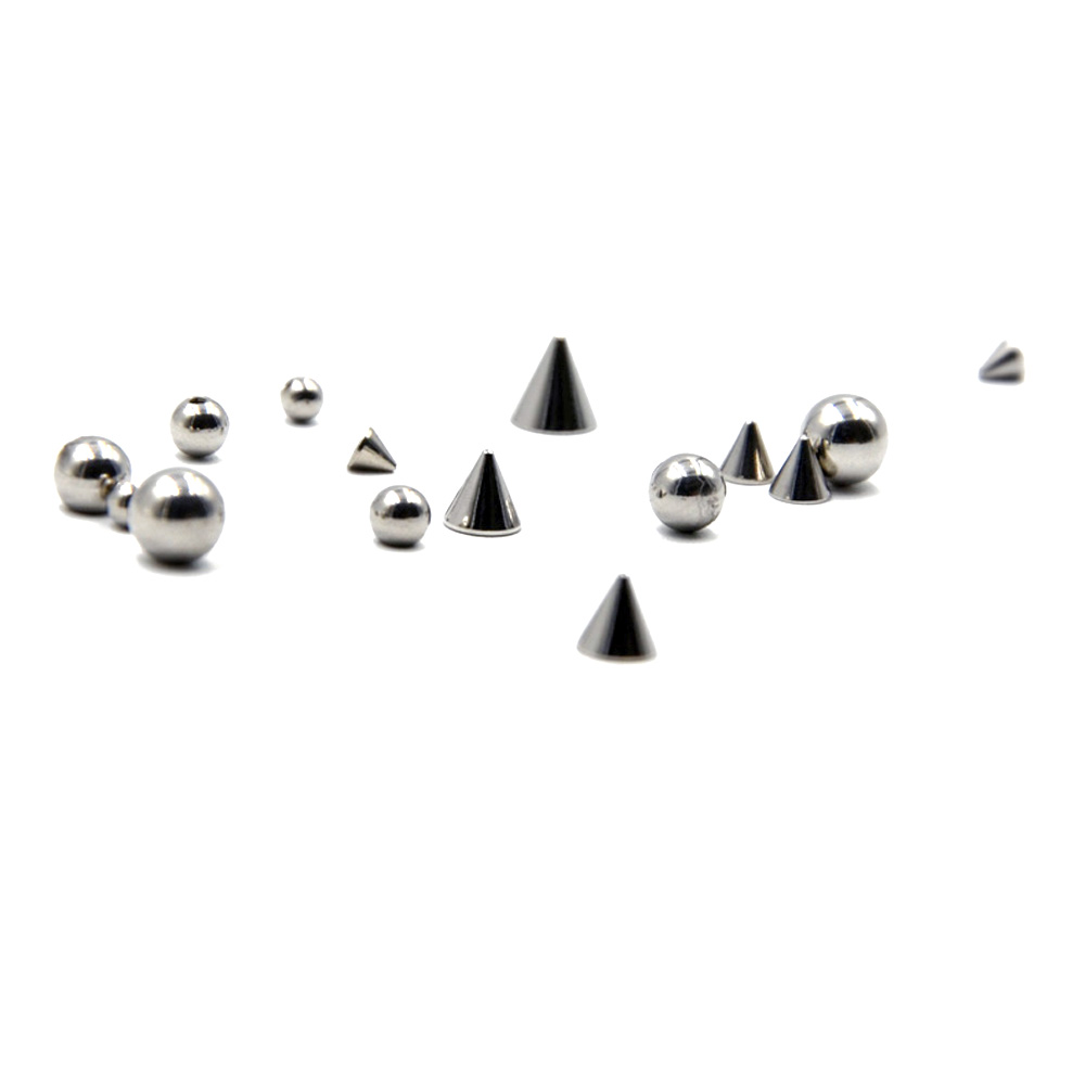 100pcs/lot Steel 14G 16G Nose  - Body Jewelry Replacement Ball ulasan dan harga