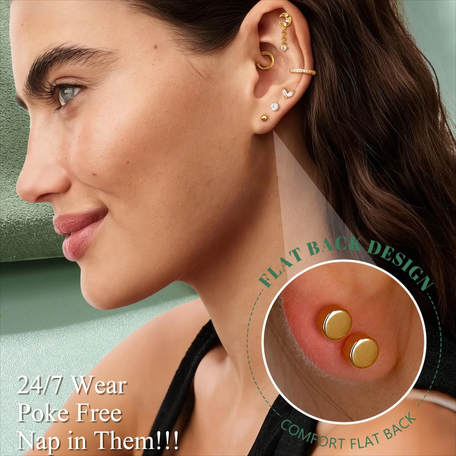 16 Gauge Cartilage Earrings fo - Body Jewelry Surgical Steel ulasan dan harga