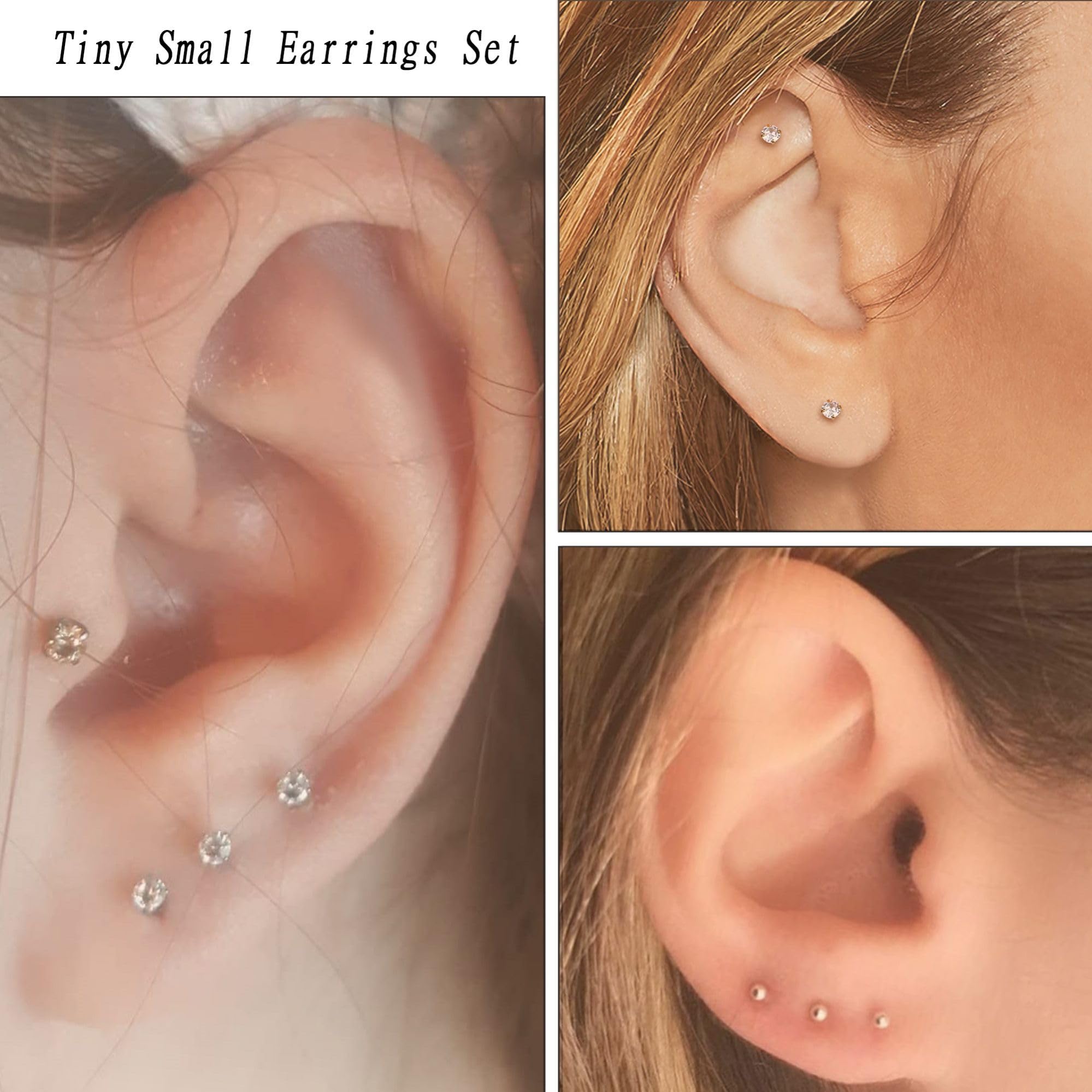2pcs Tiny Surgical Stainless S - Body Jewelry Surgical Steel ulasan dan harga