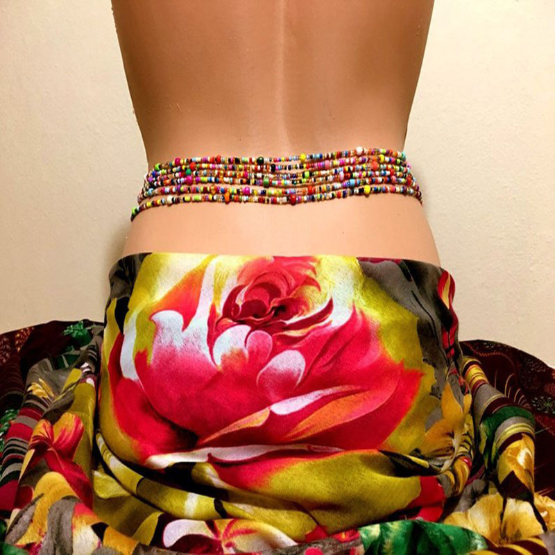 Women Layered Beaded Belly Cha - Body Jewelry For You ulasan dan harga
